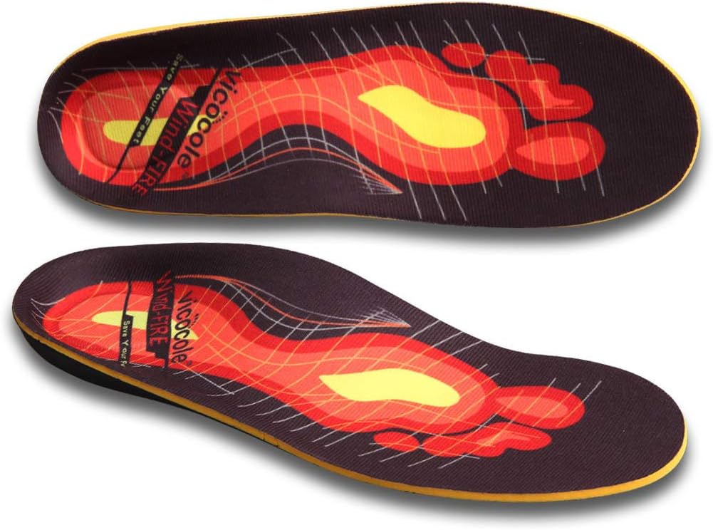 Orthotic Insole Inserts Arch Support for Plantar Fasciitis Flat Feet Heel Spurs&Foot Pain with Lightweight EVA Foam …
