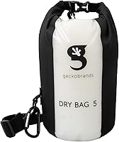 Vista 1 de geckobrands Durable View Dry Bag – Waterproof Roll Top Dry Bag with Translucent Front Panel for Easy Identification