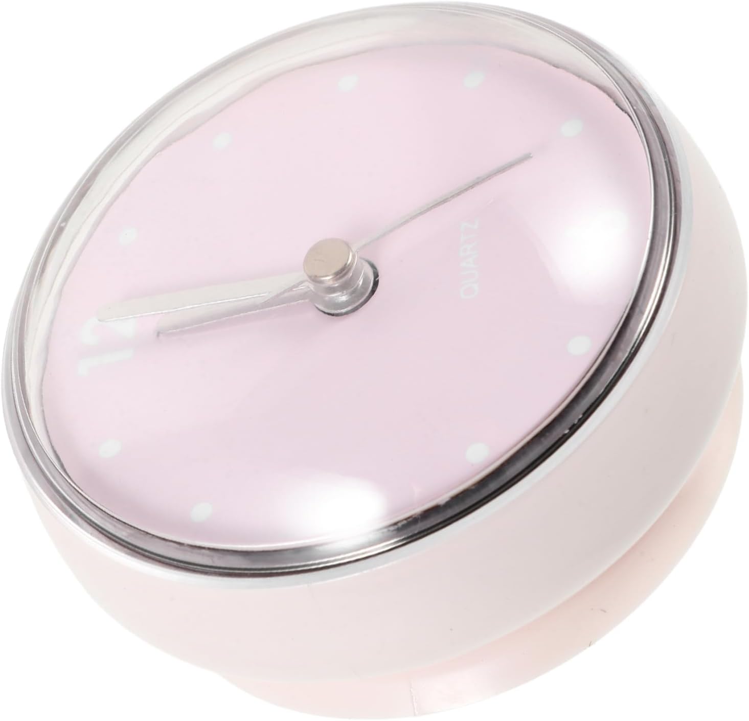 3pcs Mini Shower Clock with Cup Decorative Wall Clock for Bathroom Kitchen and Living Room Stylish Design Easy Install Humidity Resistant