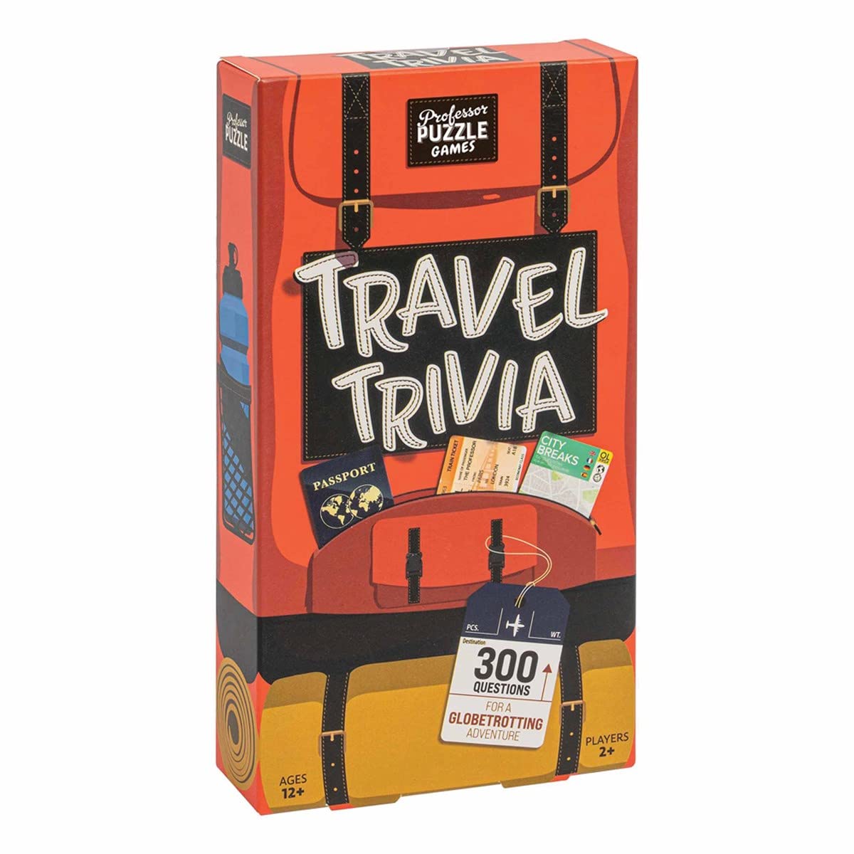 Professor Puzzle | Travel Trivia | Party Game | Ages 12+ | 2+ Players