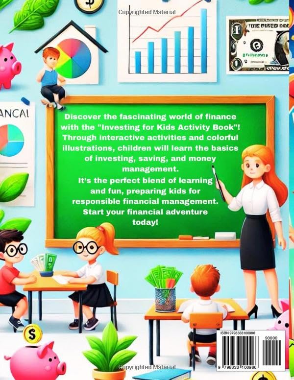 The Ultimate Investing for Kids Activity Book: Best Guide to Financial Literacy for Children: Fun and Interactive Activities to Teach Kids Money Management, Saving, and Smart Investing image 3