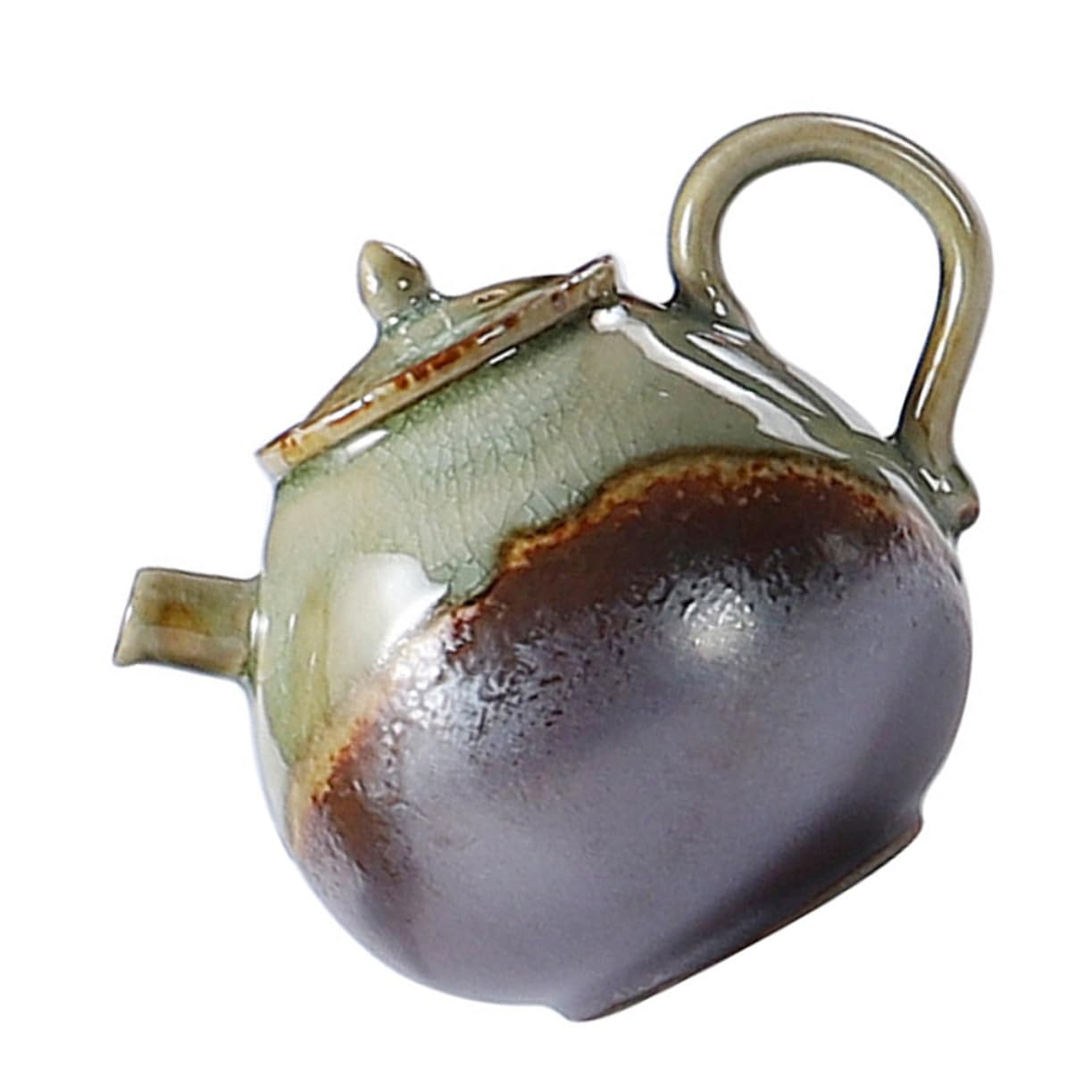 Teiera in Ceramica Vintage Infusore, Bollitore da Tè | Ceramica Resistente al Calore, Uso per Casa e Ufficio, Stile Classico Elegante e Creativo