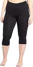 Leggins Corti Taglie Forti in Cotone Calibrati