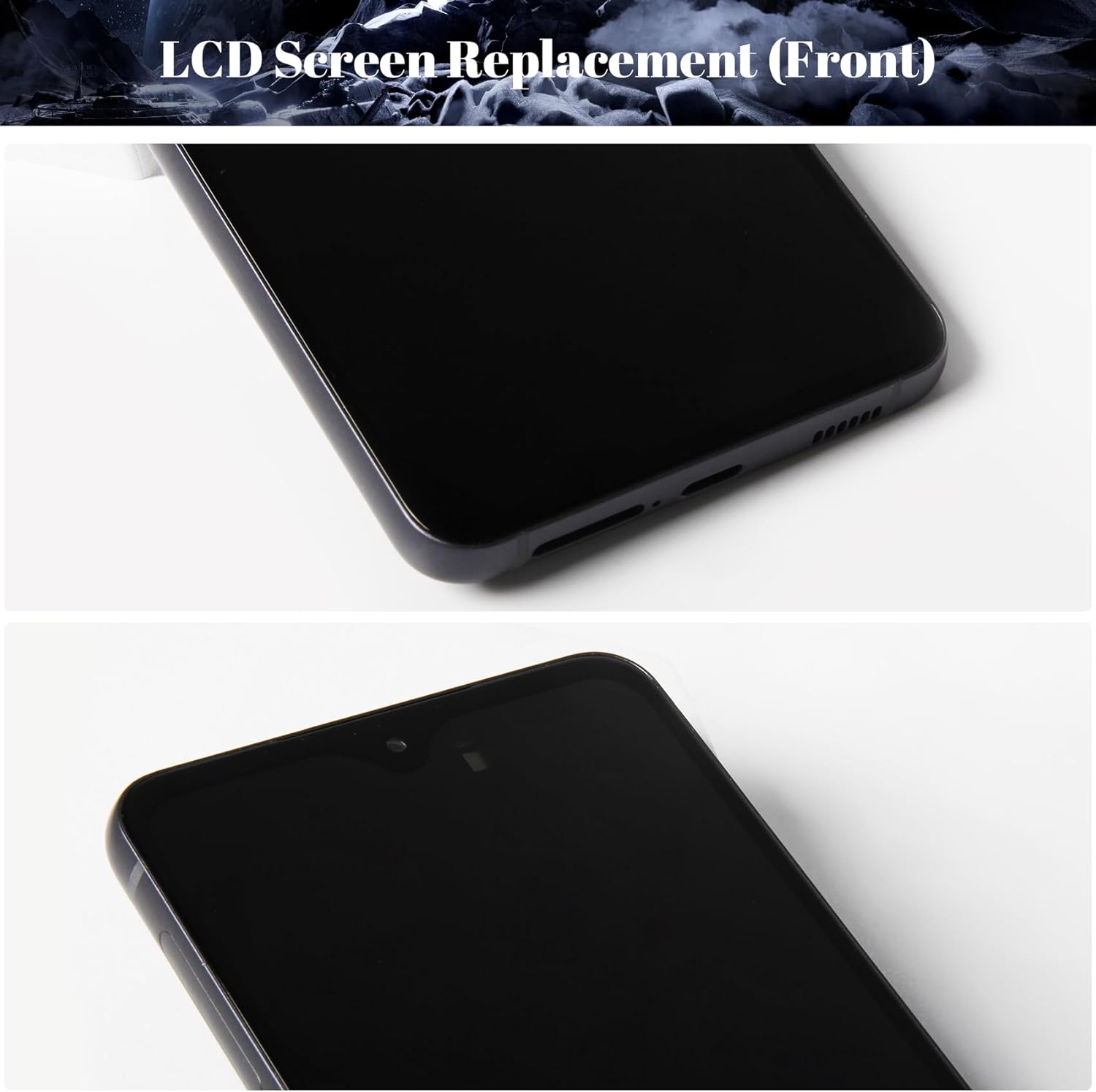 OLED for Samsung S21 FE 5g Screen Replacement for Samsung Galaxy S21 FE 5g LCD Screen for Galaxy SM-G990B SM-G990B/DS LCD Touch Screen Digitizer Assembly Repair Kits with Frame Black