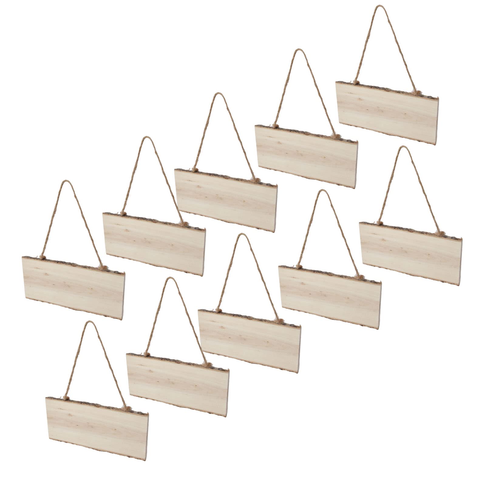 10 szt. DIY Wisząca dekoracja drzwi 10 cm x 25 cm Unikalna konstrukcja Szeroko stosowany znak drzwi z przodu