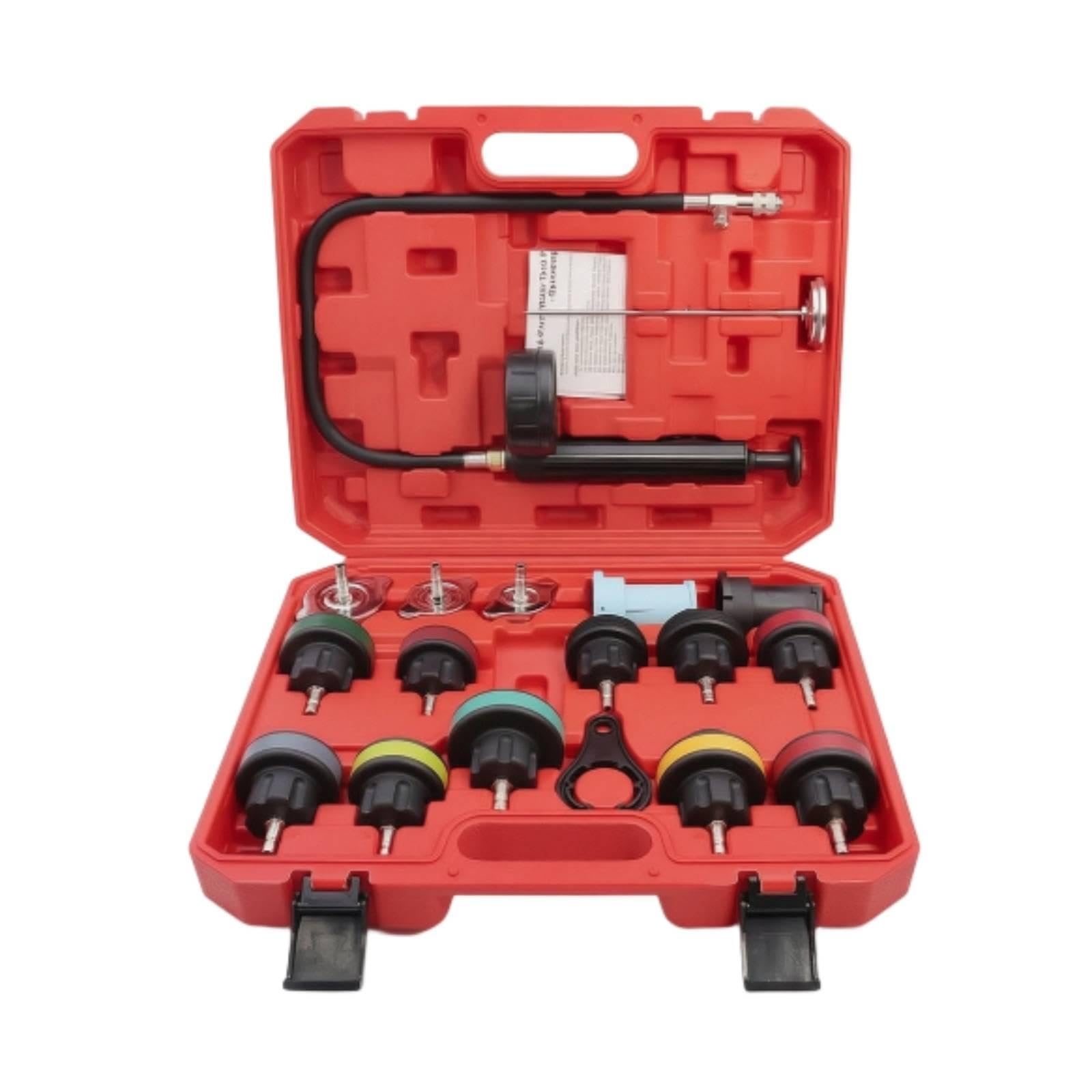 Water Tank Leak Tester Kit Sealing Cooling System Pressure Tester Portable for Mechanics, Home Mechanics, Workshops, Garages-image-29