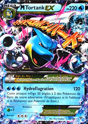 Carte 30/146 Méga Tortank-EX 220 PV XY Neuf FR