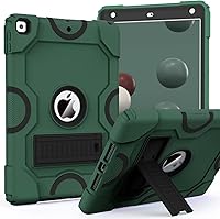 Vista 10 de Funda para iPad de 9ª generación, funda para iPad de 8ª/7ª generación, funda para iPad de 10.2 pulgadas 2021/2020/2019, funda protectora resistente