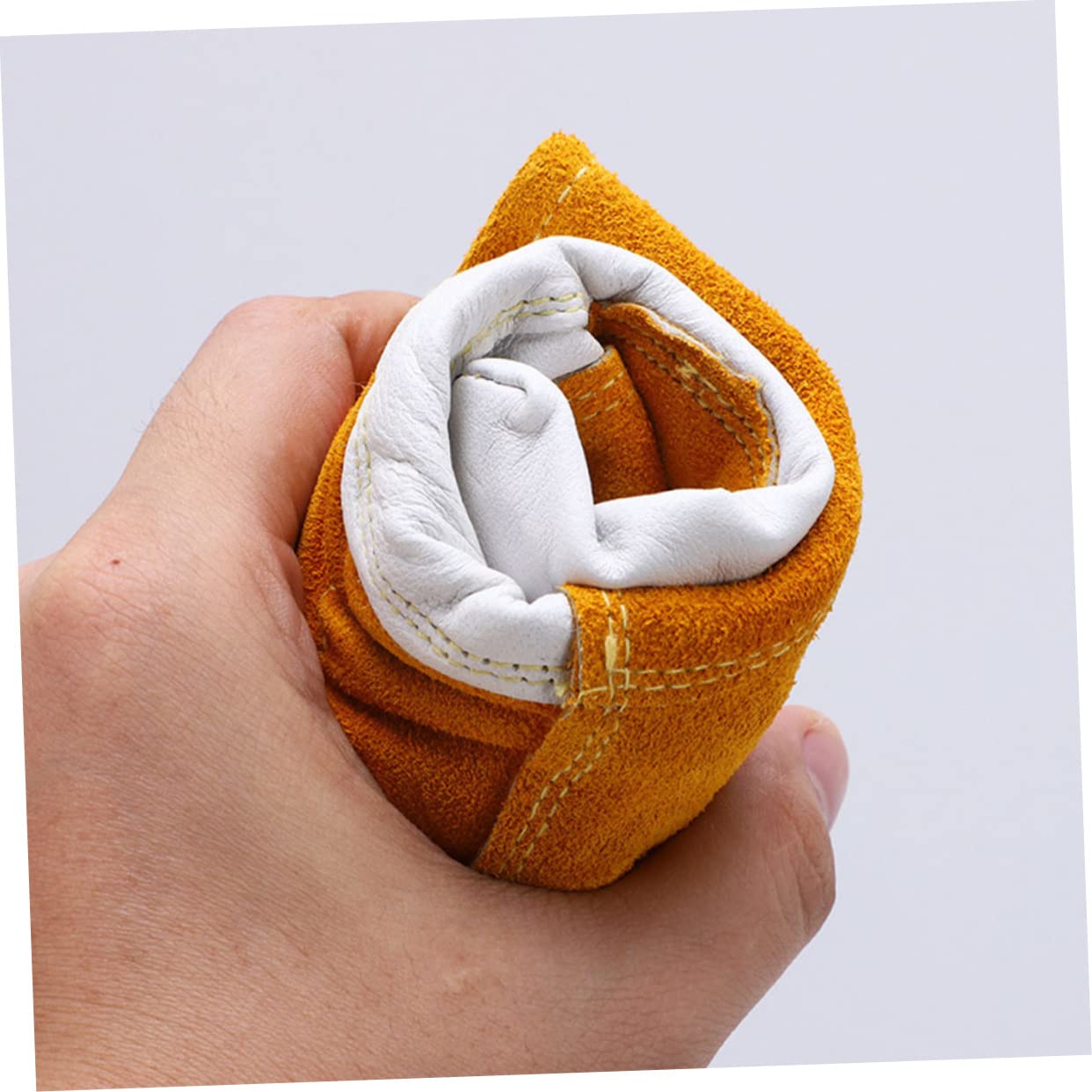 Toddmomy Guantes De Jardinería De Piel De Oveja Guantes De Trabajo Ajustables Muñeca Para Trabajar Al Aire