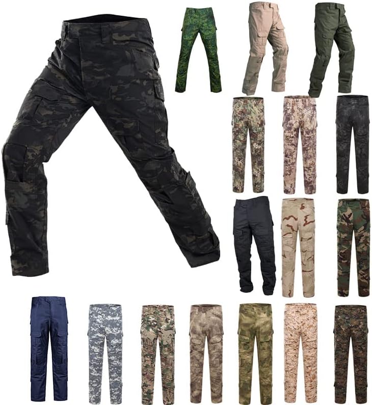 Outdoor Sports Airsoft Hunting Shooting Trousers Battle Uniform Combat BDU Tactical Camouflage Pants