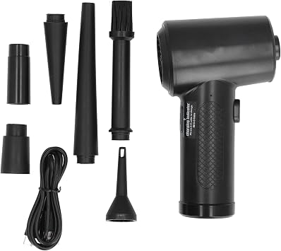 Electric Air Duster, Long Battery Life Professional Type C Charging 4300051000RPM Cordless Air Duster for Keyboard