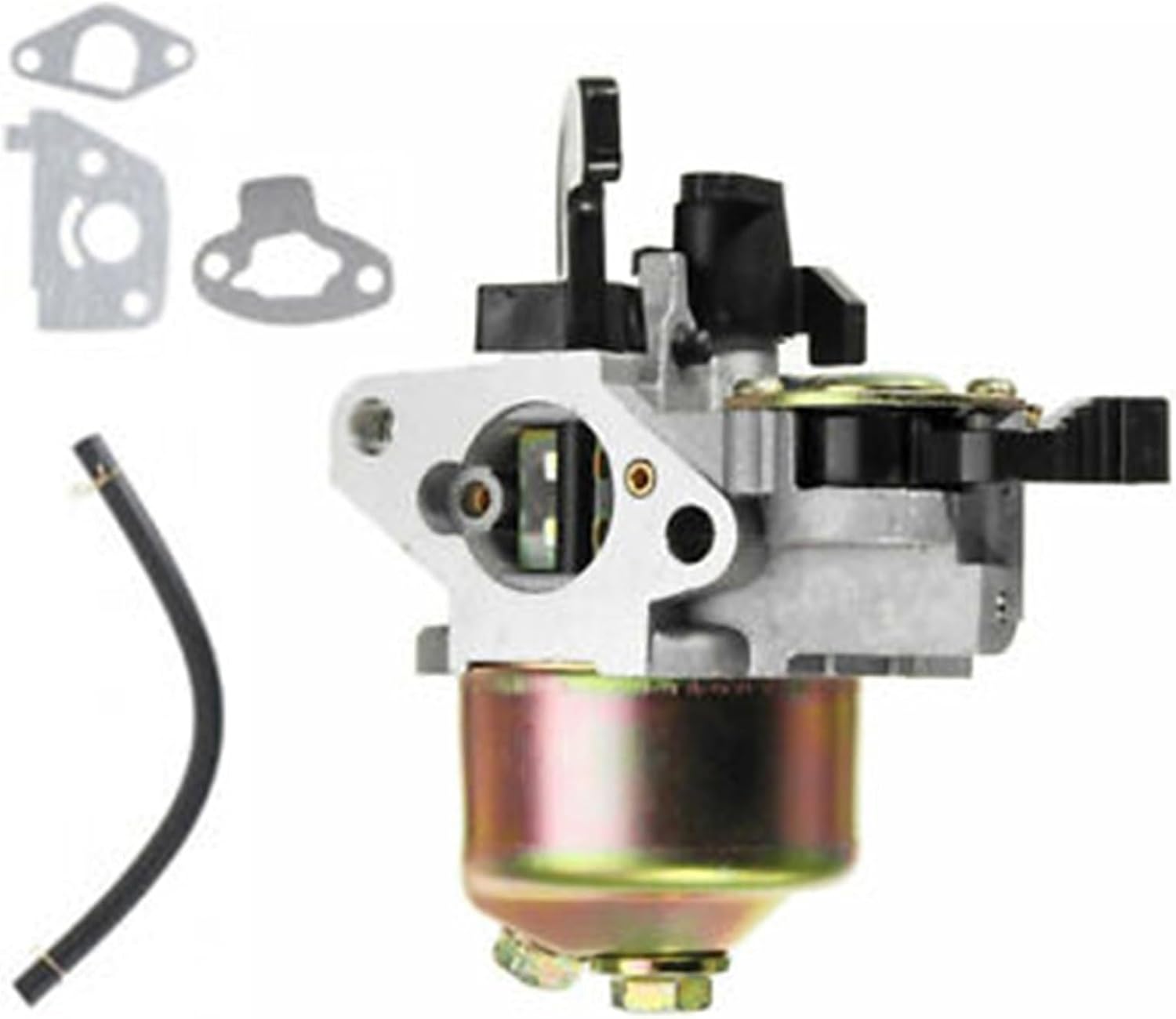 YAEGER Carburettor for Honda GXH50 GX100 Mixer for Lifan Carb G100 Engine Carburetor Lawn Mower Parts Replace Carburetor Gaskets Oil Pipe