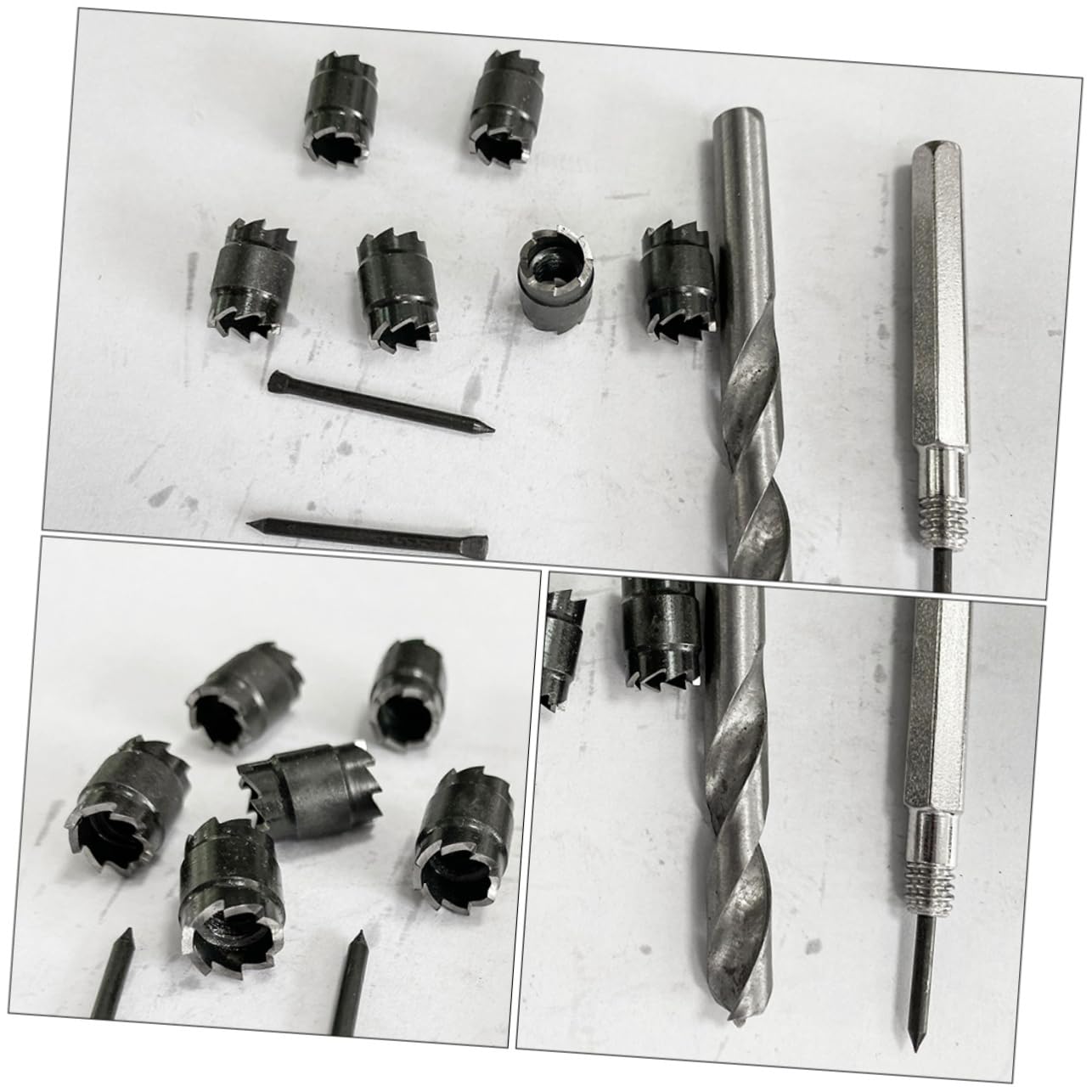 9pcs Welder Drill Bit Set for Removing Spot Welds for DIY Projects Easy to Store Carry