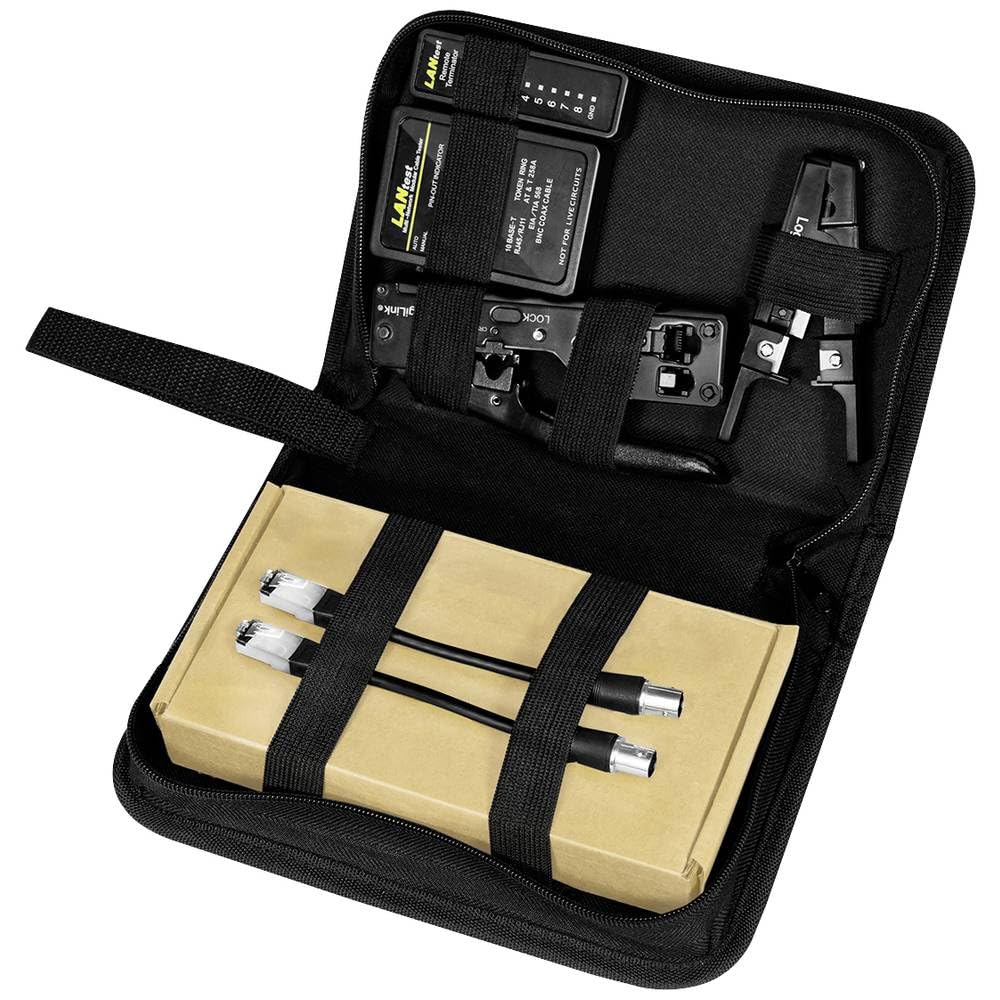 LogiLink WZ0070 - Netzwerk-Werkzeug-Set, 4-teilig, speziell f?r CAT.6A & CAT.7 Kabel