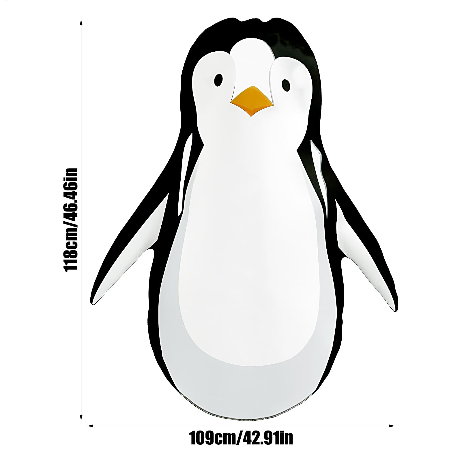 Generisch Pigiama da pinguino, costume da animale, costume per giochi di ruolo, per ragazze, carnevale e feste di carnevale