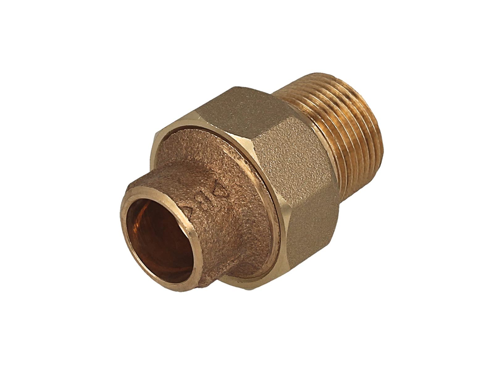 Raccord a souder en laiton rouge Raccord visse avec filet mâle Type 4341g 35 x 1 1/4" "
