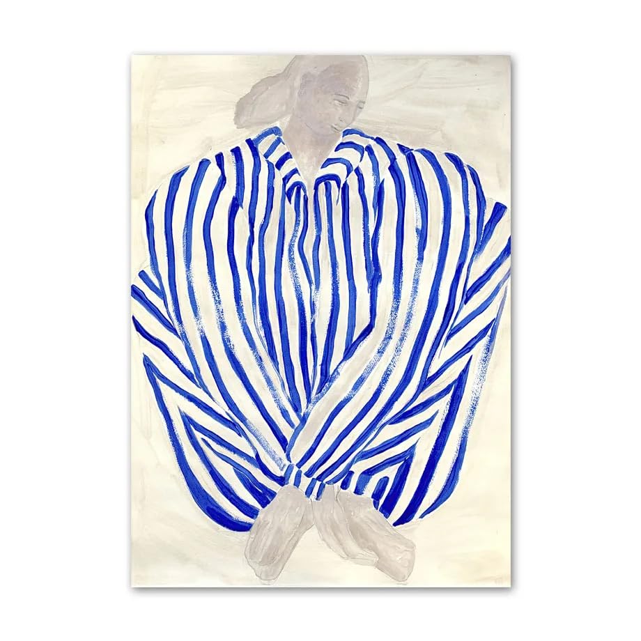 Peinture Sofia Lind Pyjama affiche géométrique pour remplacer les cadres déco impersonnels