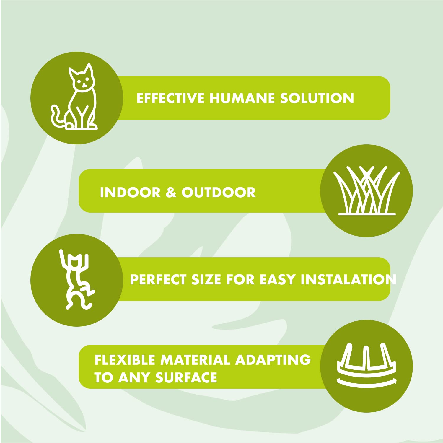 Homarden Cat Deterrent Outdoor Mat: Pet Deterrent Mats for Cats and Dogs - Indoor/Outdoor Deterrent Training Spike Mat Devices - Keep Away Cats Plastic Mats with Spikes - 16 x 13 Inches, 6 Pack : Pet Supplies