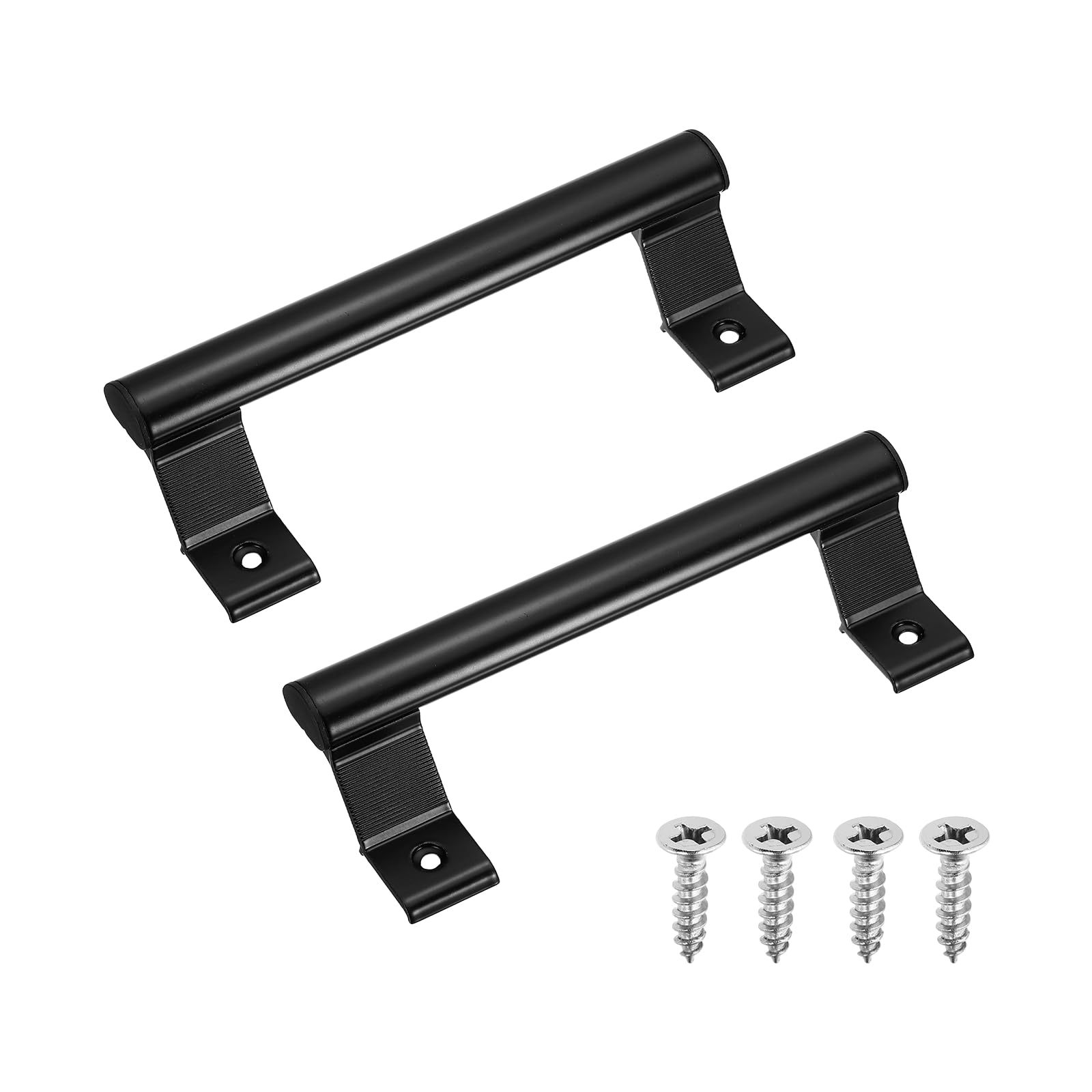 sourcing map 2 Pack Sliding Barn Door Handle, 20cm, Black
