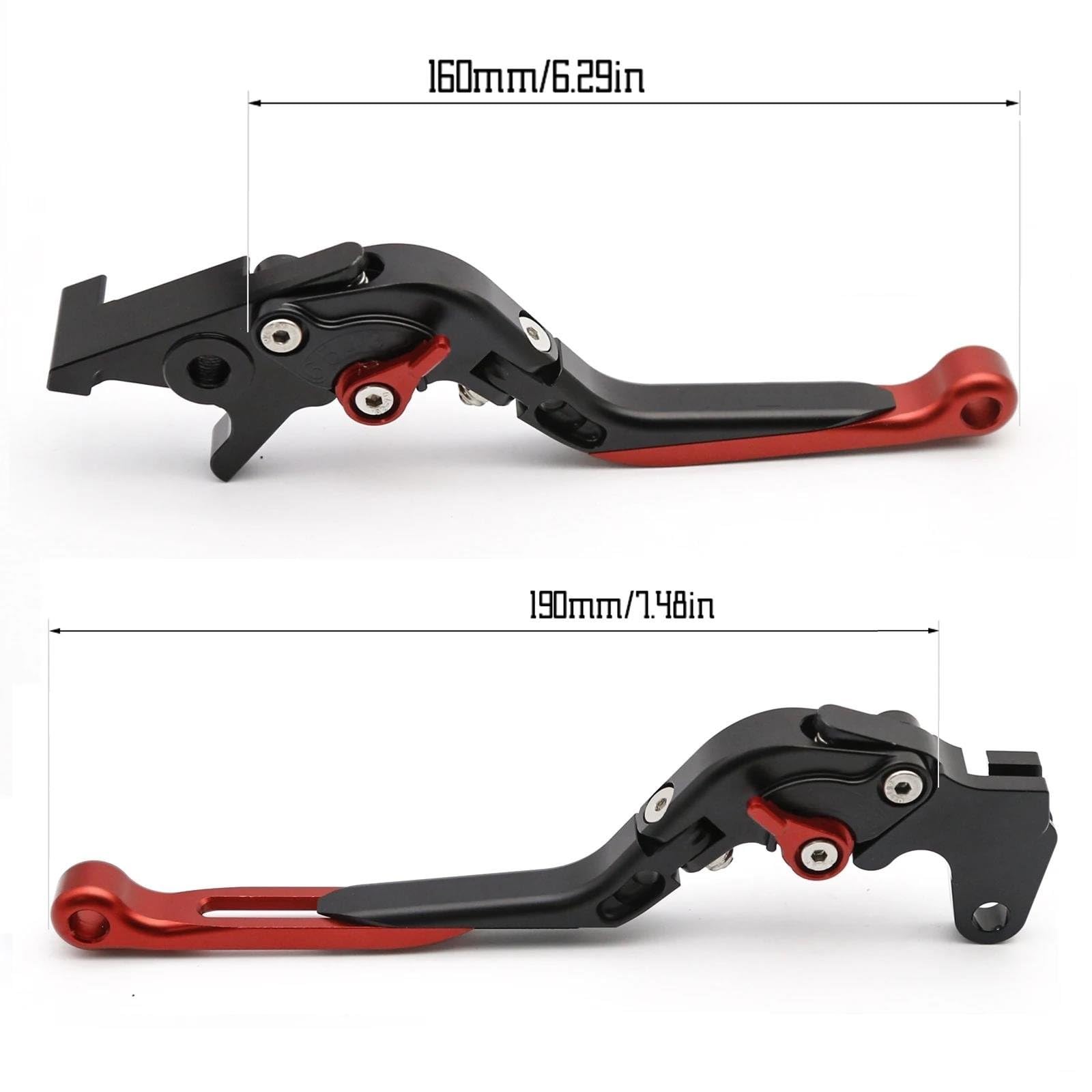 FAIOGINIWP para Y&amaha YFM 700 para Raptor 700R 2008-2013 2014 2015 2016 2017 Palanca De Embrague De Freno Extensible Plegable De Aluminio para Motocicleta FAIOGINIWP(1)
