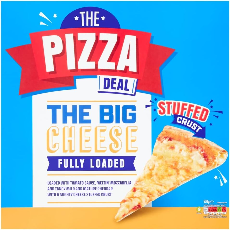Morrisons The Pizza Deal Stuffed Crust Cheese Feast 580g