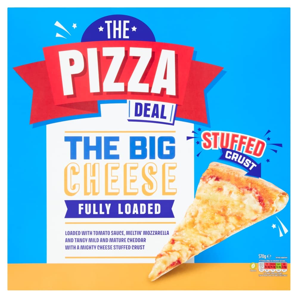 Morrisons The Pizza Deal Stuffed Crust Cheese Feast 580g