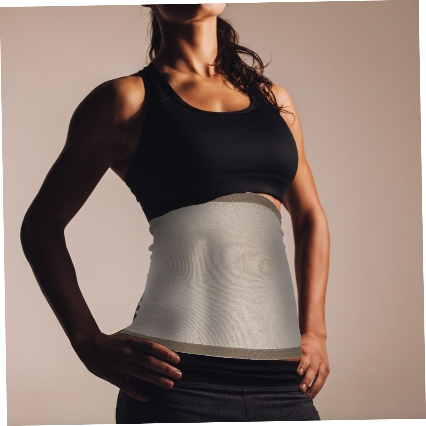 Beavorty Waist Protective Belt Men's Back Stomach Brace for Winter Warmth Comfort