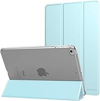 Vista 24 de MoKo - Funda compatible con iPad mini 5 2019/Mini 4 2015 (5ta/4ta generación de 7.9 pulgadas), fina, ligera, con soporte, con protector traslúcido