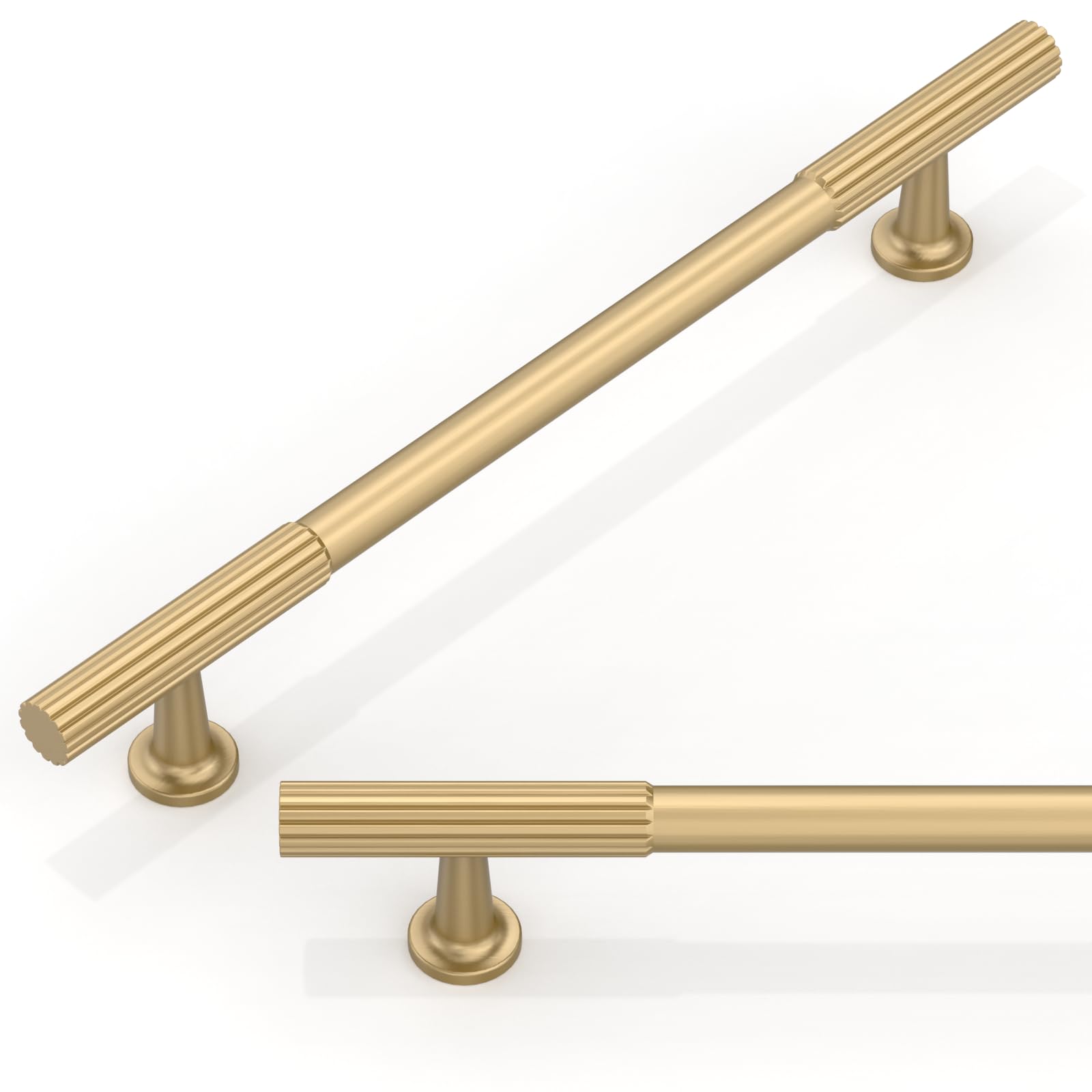 10 Pack Brushed Gold Cabinet Pulls 5 Inch(128mm) Kitchen Cabinet Handles Cabinet Hardware for Drawer Pulls — Amazon image 13