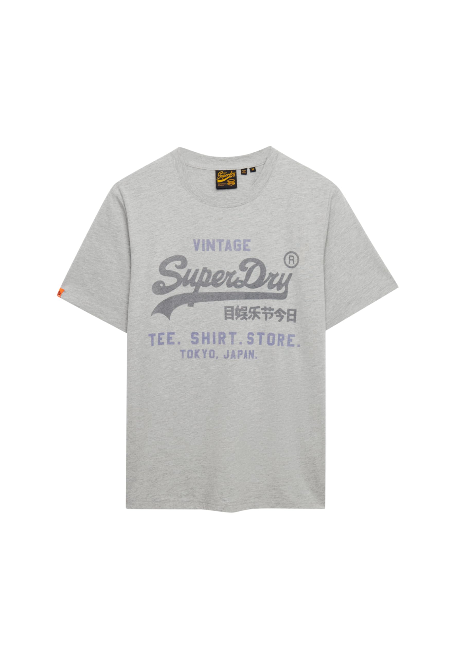 Superdry Men's Vl Heritage Relaxed Tee T-Shirt, College Grey Marl, XXL