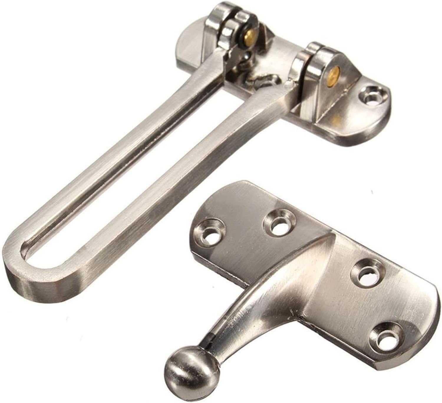 Chain Locks for Inside Door, Hasp Door Lock Door Chain Anti-Theft Buckle Convenient Window Cabinet Lock for Home Latch