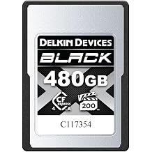 Delkin Devices 480GB Siyah CFexpress Tip A Bellek Kart  - 1830MB/s'ye Kadar Okuma, 1710MB/s Yazma H zlar  8K, 6K ve 4K Video, VPG200 i in