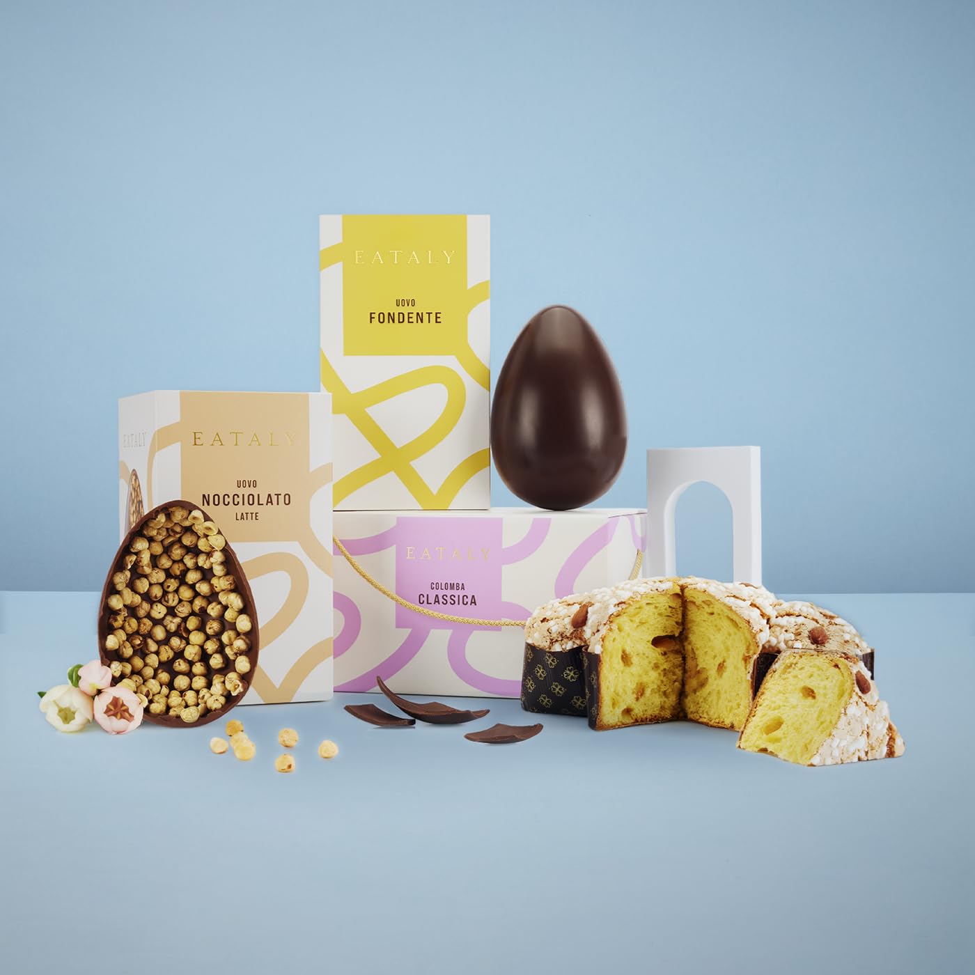 Uovo di Pasqua Cioccolato al Latte 230g Eataly - Bean to Bar, Elegante Incarto