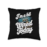 Funny Network Engineer Switch IT Specialist Throw Pillow