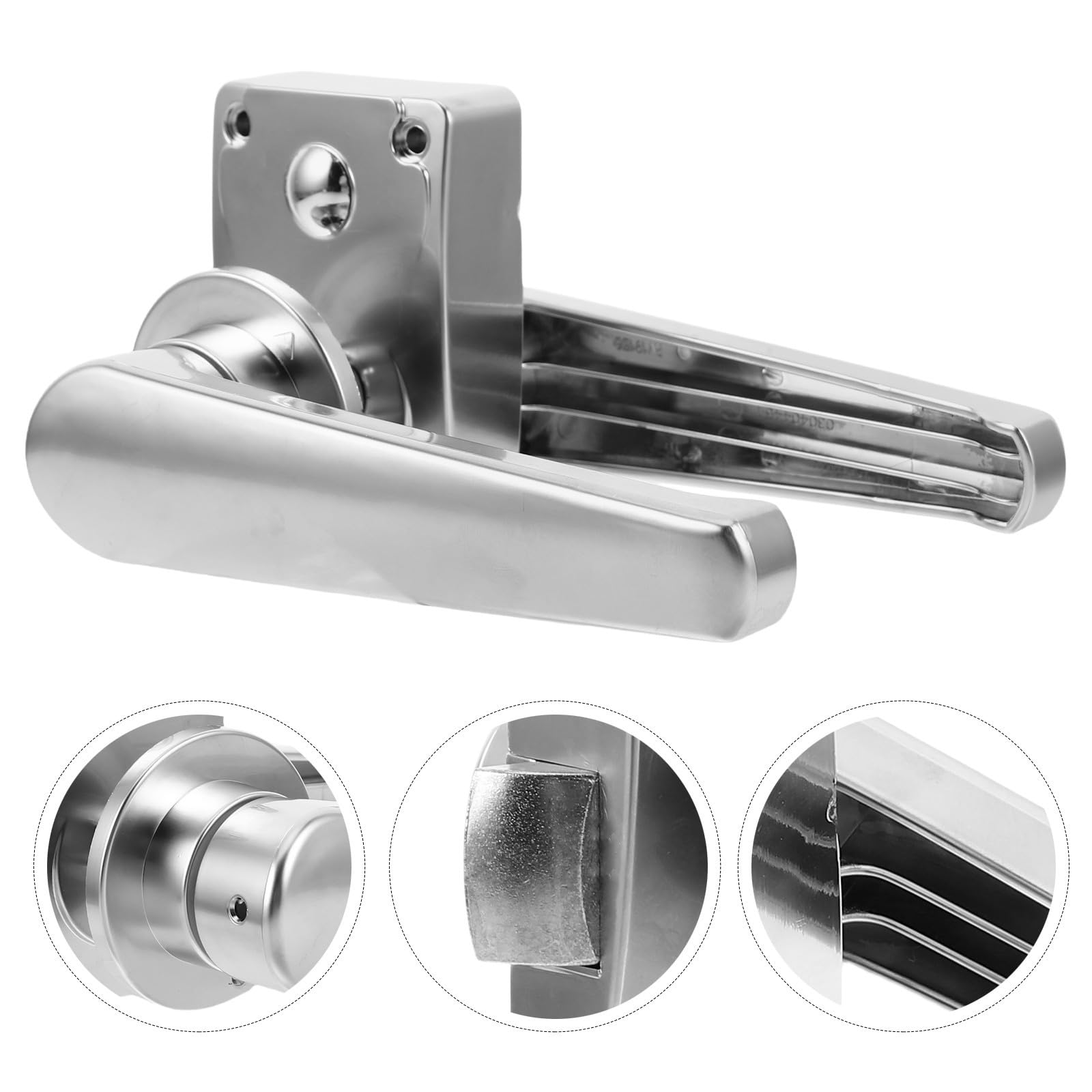 Cerradura de Puerta para Rv de Baño y Dormitorio Plata