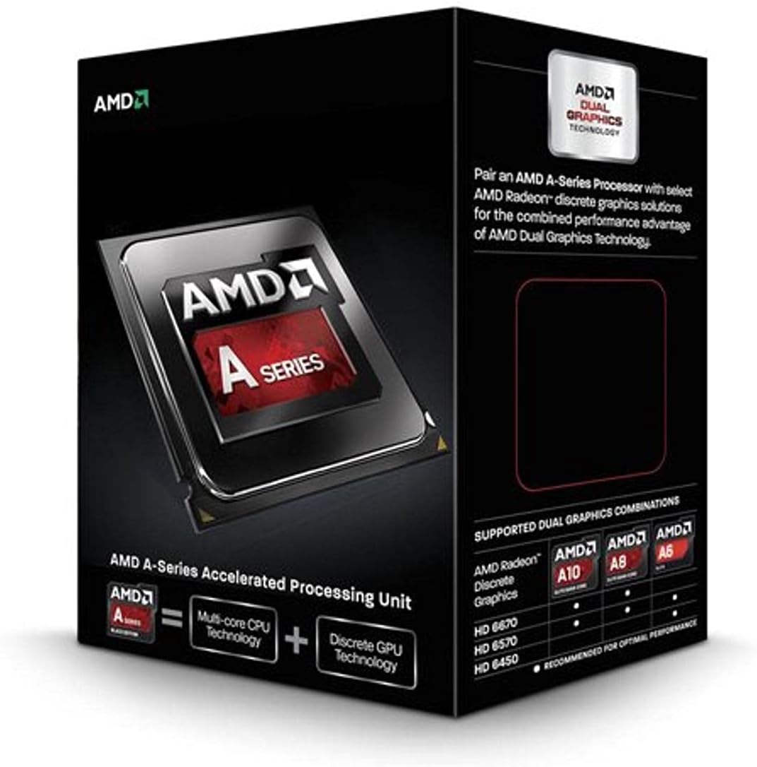 Advance Micro Device Radeon HD8670D Quad Core Dual Graphics Processor 4.4 4 AD680KWOHLBOX