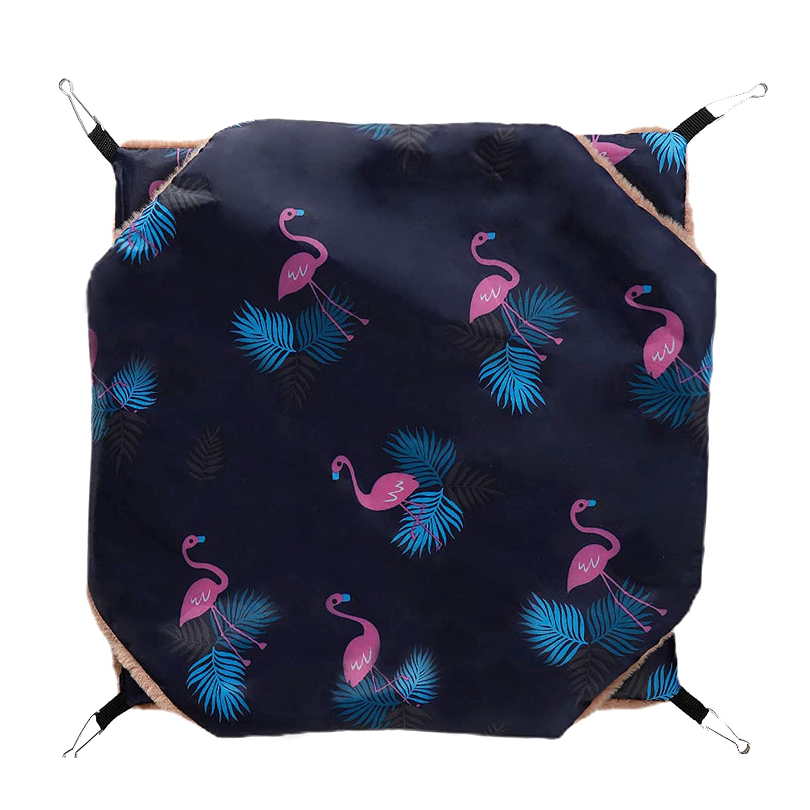 PengLAI Rat Hammock Hamster Bed Rabbit Bed Hanging Bed Rabbit Plush Small Pet Cage Hammock Keep Warm Rat House for Playing Sleeping