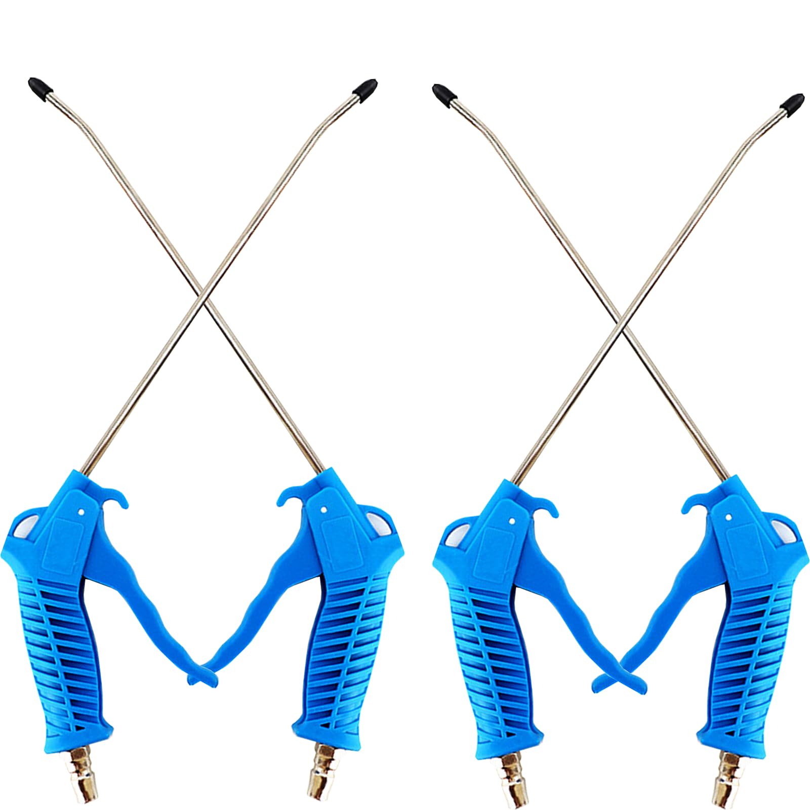 Air Blow Gun of 4 with Fixed Nozzle For Air Compressor Accessories Dust Removal Cleaning Tool,High Volume Powerfu Pneumatic Dust Removing Gun Air Blow