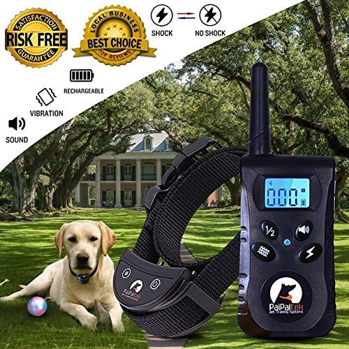 Dog Shock Collar,Dog Training Collar,Shock Collar for Dogs,Dogshock for Small Medium Large Pet with remote(2018 Upgraded) 1800fts