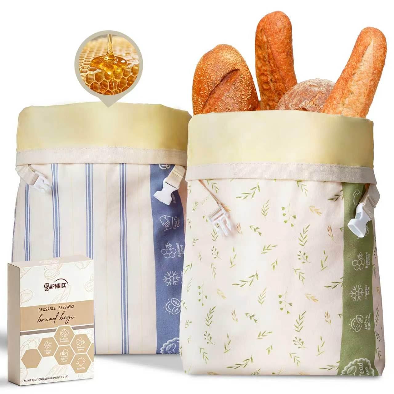 Tyzarglef Beeswax Bread Bags