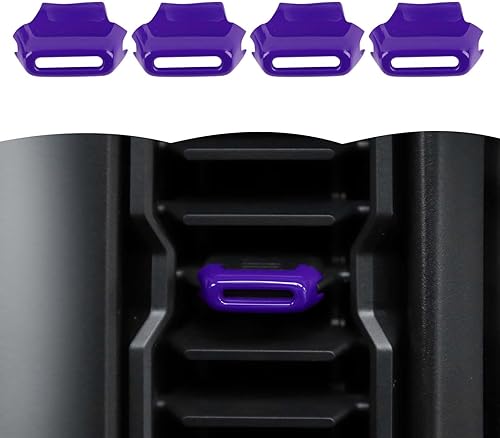 RT-TCZ Cubierta de ventilación para consola central, ajuste de aire acondicionado, accesorios interiores para Ford Bronco 2021 2022 2023, morado