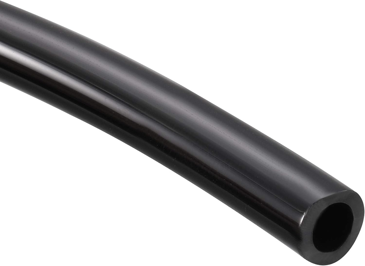 uxcell Pneumatic Air Tubing, 8mm OD x 5mm ID 2.5m(8.2Ft) PU Polyurethane Air Compressor Tubing Hose Pipe Black