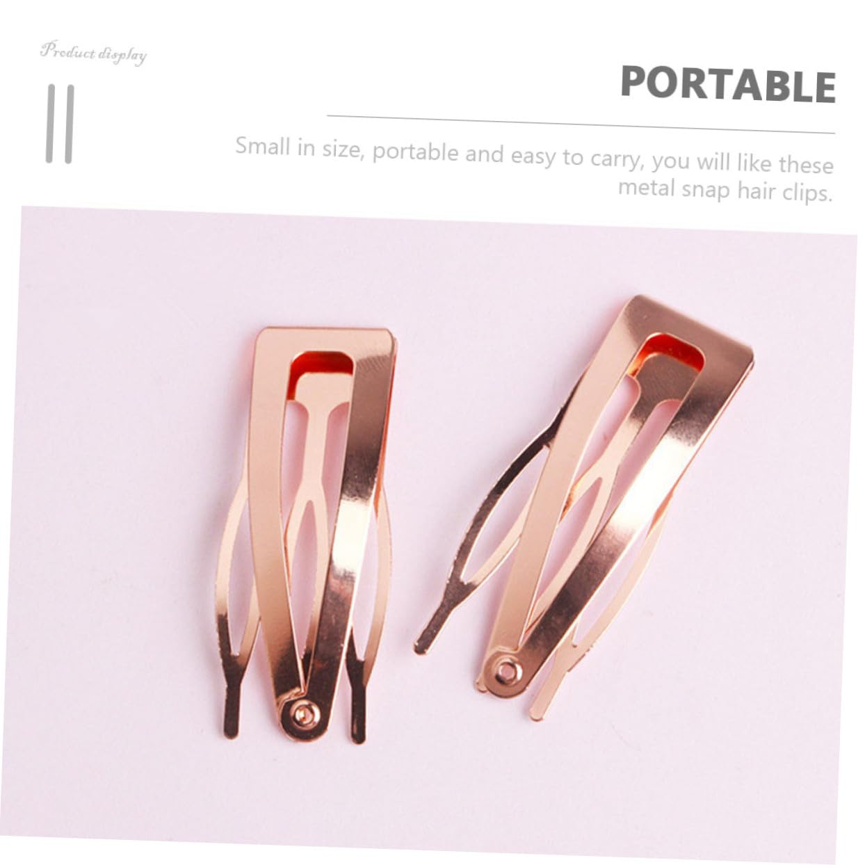 VICASKY 300 Pièces Barrettes Métalliques à Clipser et Filles Petites Pinces Cheveux Fines Résistantes et Confortables pour Coiffure Quotidienne et
