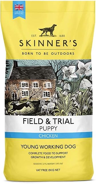 Skinners Field & Trial Puppy  Complete Dry Food, Sensitive, Supports Gut Health, Key Nutrients, 15kg