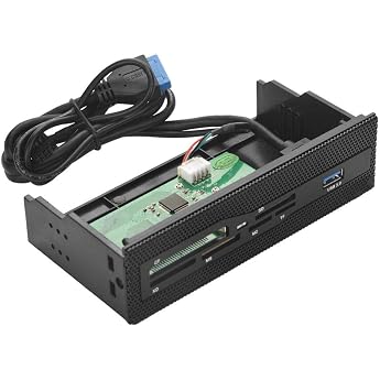 Internal Card Reader 5.25 Inch with Front Panel Multiport USB 3.0 USB 2.0 for M2 SD MS XD CF TF Card