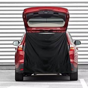 Large Camper Van Curtains Van Rear Door Shower Privacy Curtains with 2 Side Privacy Panels and Magnetic Hooks Adjustable Outdoor Shower Double Layer For Motorhome Campervan T4 T5 T6