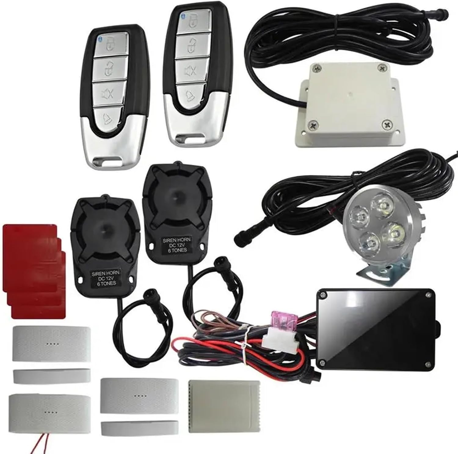 12V-24V zbiornik paliwa do ciężarówki Alarm antywłamaniowy Radar wibracyjny bezbłędny system alarmowy oleju antykradzieżowego podwójne reflektory indukcyjne