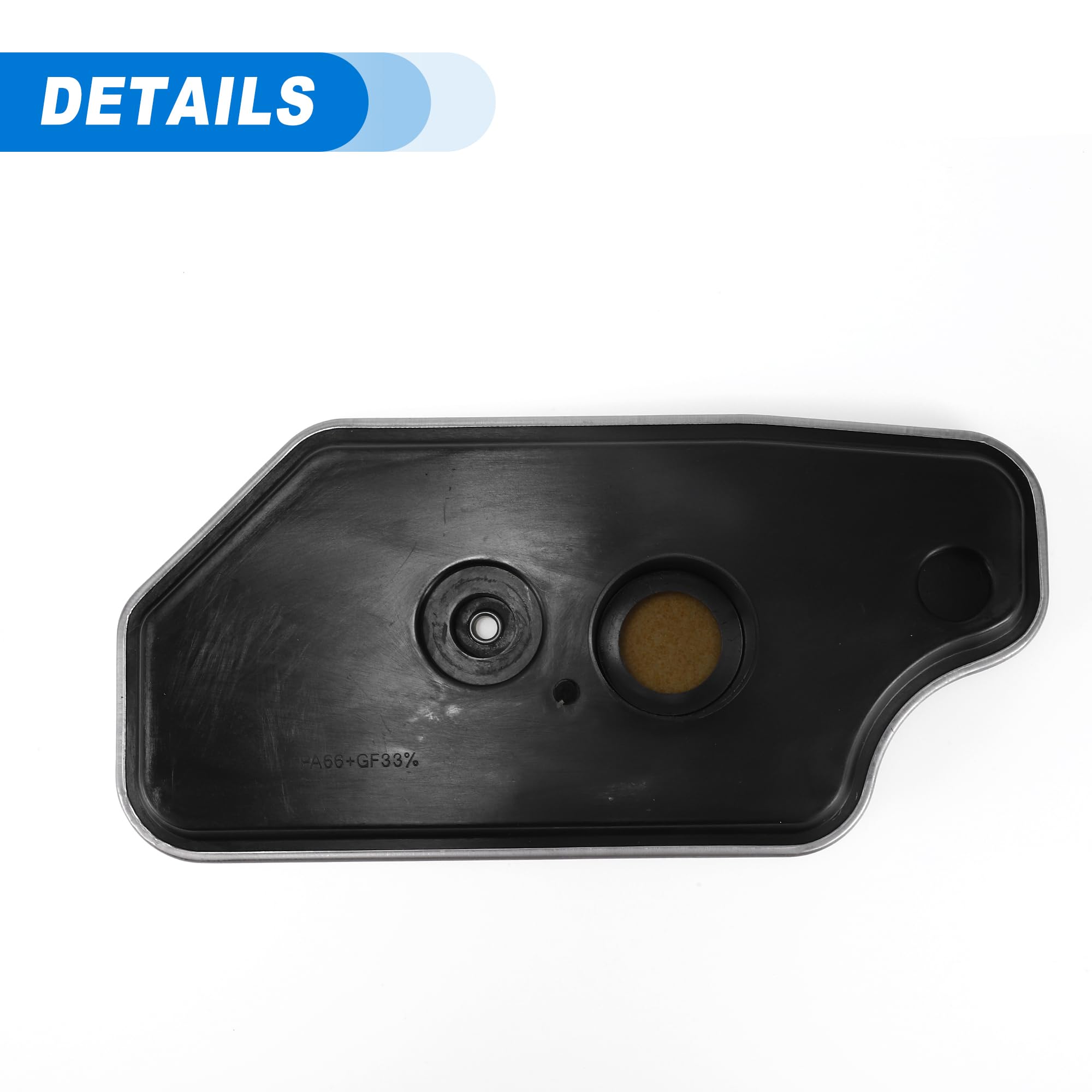 QUARKZMAN Kit Filtro Transmisión Automática Para Ford Explorer 95-98 2Pcs | Plateado Y Negro, Metal Y Caucho, F5Tz7A098B, Para Ford Para Ranger 95-98, Para Mercury Mountaineer 98-01, A4Ld-E 4Wd
