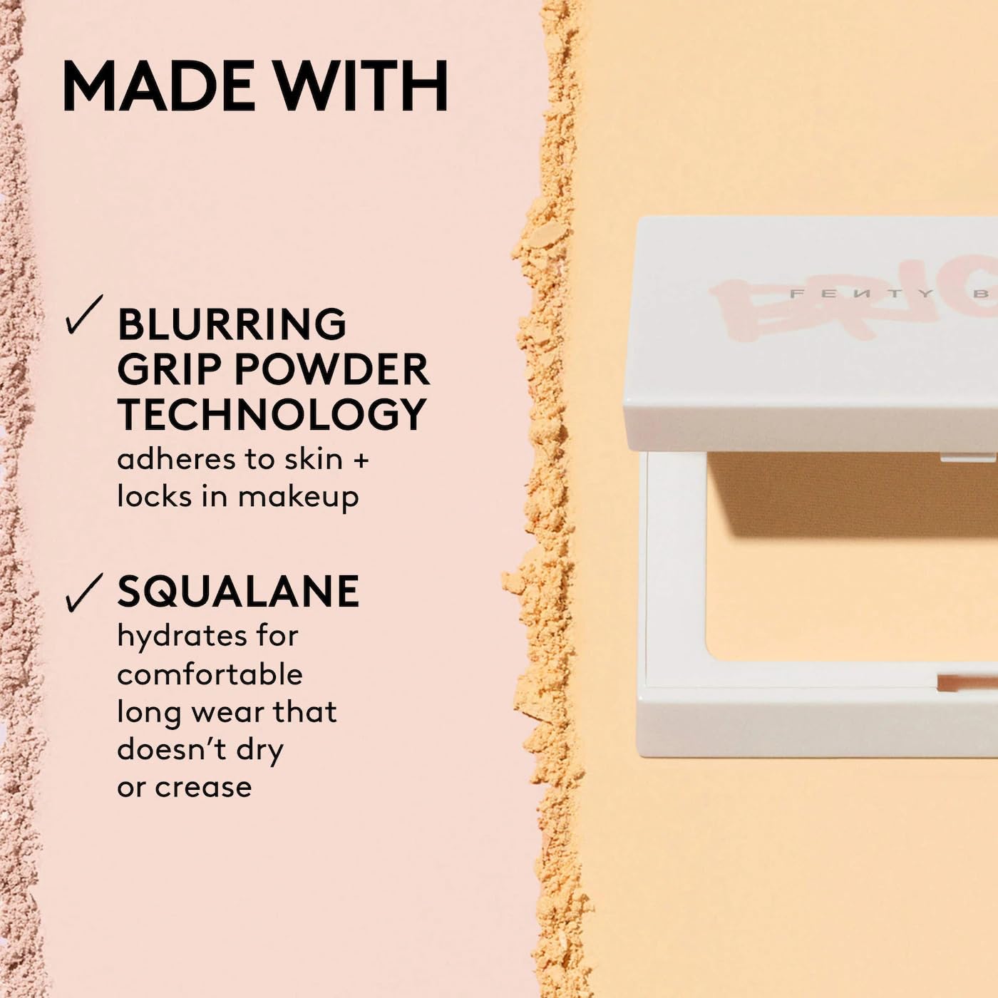 FENTY BEAUTY Bright Fix Illuminating und Korrigierender Puder, Banana 03, 8,5 g