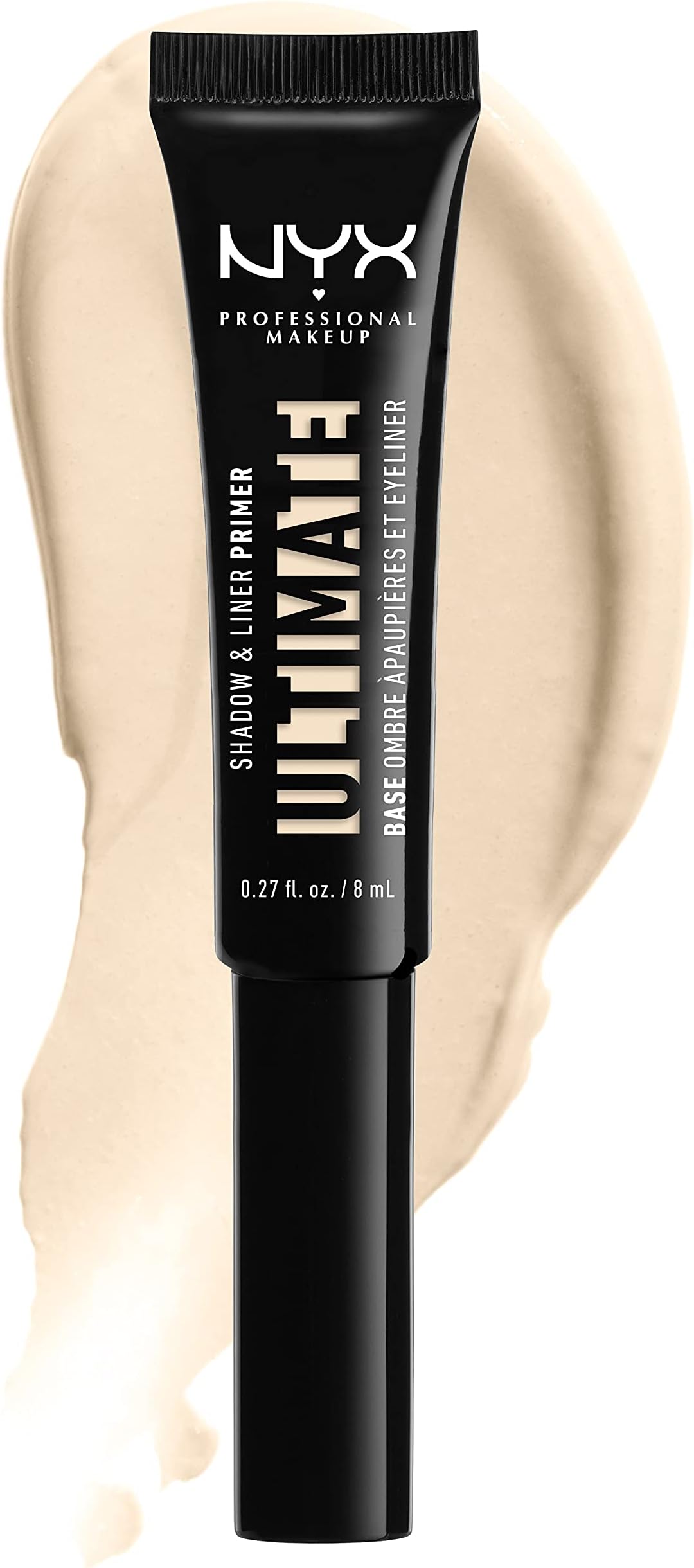 NYX Professional Makeup Ultimate Shadow and Liner Primer, Vitamin E Infused, Vegan, Light
